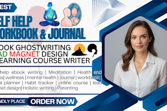 self help ebook life coach workbook course content holistic wellness ppt slide