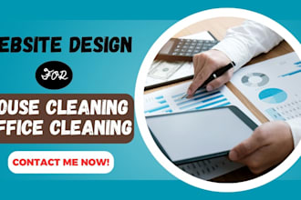 develop house cleaning service website, office cleaning, booking koala website