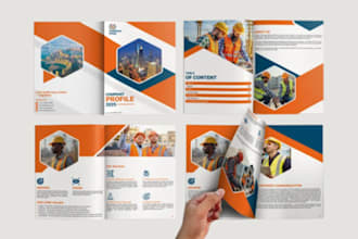 design corporate brochure, company profile, annual report, product catalogue