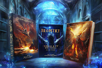 create your fiction, sci fi, horror, fantasy book cover