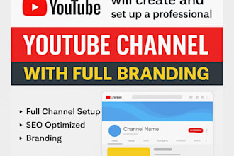 set up your youtube channel with amazing