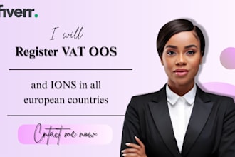 professionally register vat oss and ioss in all european countries