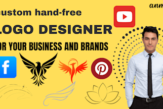 do modern minimalist and emblem logo design for your brand