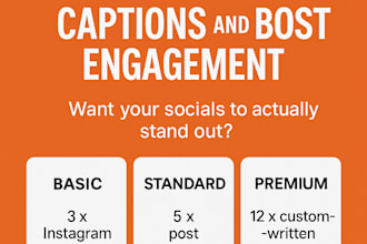 write scroll stopping social media captions and post content
