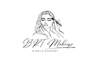 make up artist logo cosmetic beauty signature hair salon stylist