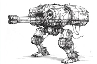 make a warhammer illustration