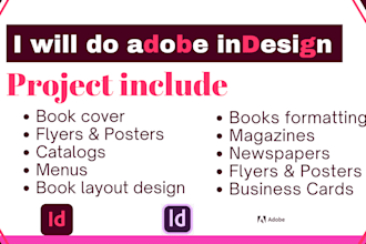 do adobe indesign for book formatting paperback book cover magazine cover letter