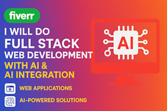 do frontend and backend, full stack web development