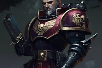 warhammer 40k table top miniature painter