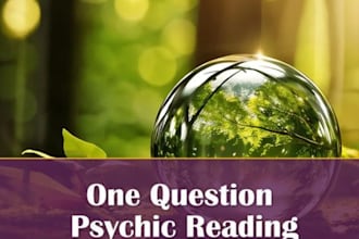 1 question psychic reading