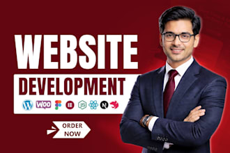 do wordpress website development, custom website as full stack developer