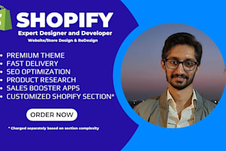 build a passive income shopify dropshipping store or shopify site