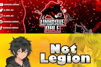 design a custom youtube, twitch, or discord banner for you