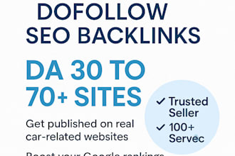 write car niche guest post with backlinks