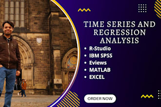 do time series analysis and regression analysis using r, rstudio, spss, stata