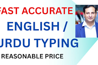 do english and urdu typing and data entry jobs with 80 wpm