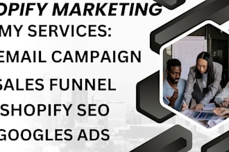 do shopify seo klaviyo email marketing, shopify sales funnel
