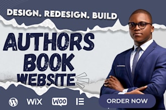 book author website ebook landing page wordpress elementor amazon book promotion