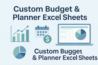 design monthly annual budget weekly tracker financial planner excel spreadsheet