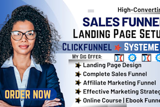 build effective landing page lead generation, ecommerce, business, sales funnels