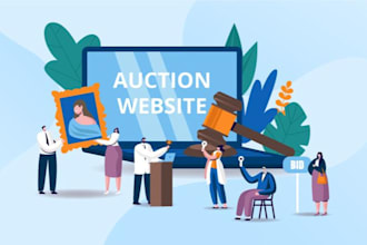 create multivendor auction website with bidding features, mortgage website, SEO