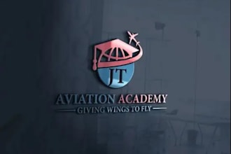 design professional airplane, aerospace, aviation logo