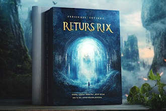 create fantasy book cover design or ebook cover