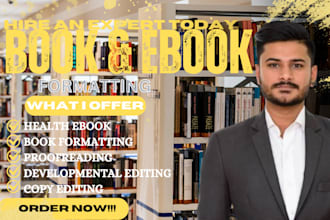 proofread format your arabic fiction ebook novel ebook copy edit and line edit
