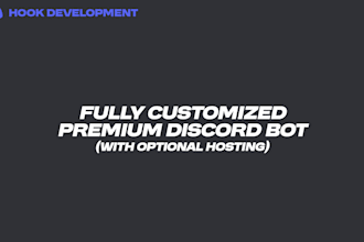 code a custom discord bot tailored to your server