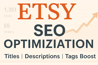 optimize your etsy digital listings and titles for more views and sales