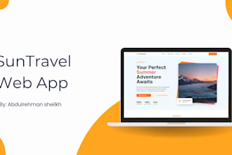 build a custom summer travel or trip planner web app