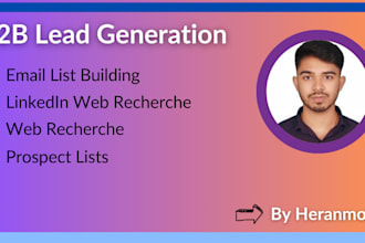 provide b2b lead generation, email, and prospect list for any industry
