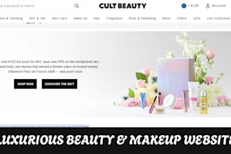 build beauty makeup website lipstick lipgloss shopify store lip liner store