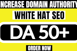 increase moz da domain authority 50 plus
