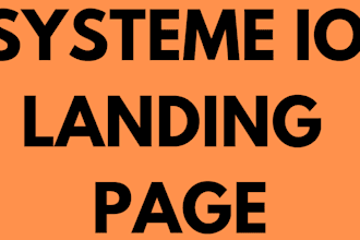 create systeme io sales funnel, systeme io website, clickfunnel landing page