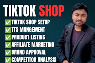 setup tiktok shop, manage tiktok shop, affiliate marketing
