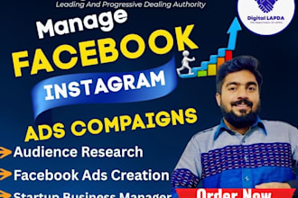 facebook page set up and facebok ads campaign and instagram ads
