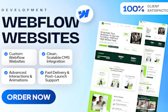 design or redesign your website on webflow