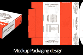 create packaging design dielines and image editing