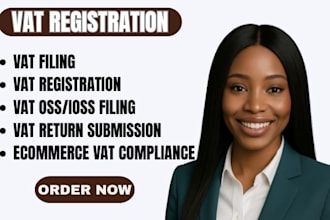 handle vat oss registration vat return filings italy, germany, france, spain, UK