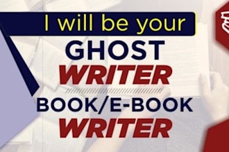 professionally ghostwrite a non fiction ebook for your brand or business