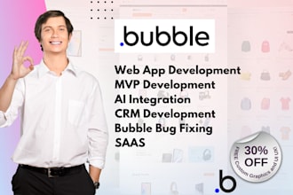 do bubble io website, bubble mvp, bubble saas, bubble app as bubble developer