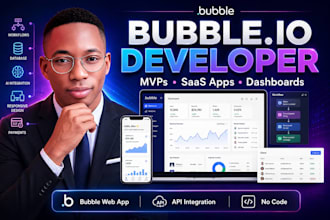 do bubble io website, bubble mvp, bubble saas, bubble app as bubble developer