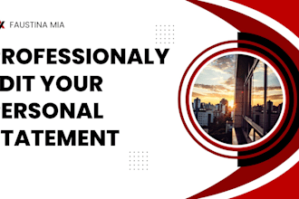 proofread, edit personal statement of purpose, resume, scholarship essay