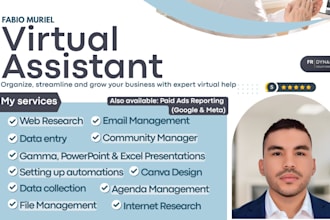 be your bilingual virtual administrative and real state assistant