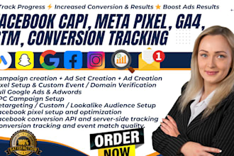 setup facebook capi meta pixel, ga4, GTM conversion API meta ads tracking