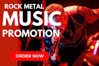 do organic heavy rock metal music promotion on facebook and ig to your audience