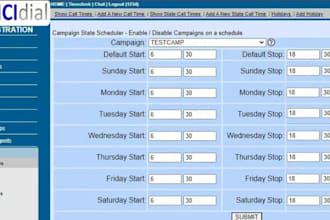 fix and configure vicidial, call center campaigns, freepbx, asterisk, dialer