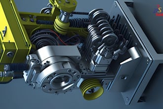 do 3d cad design and 3d product design using solidworks
