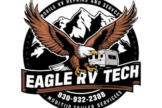 create an impressive eagle mascot logo